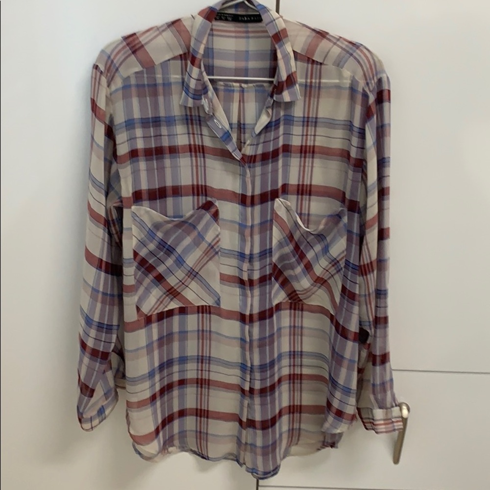 Zara Basic Button Down Shirt - image 1